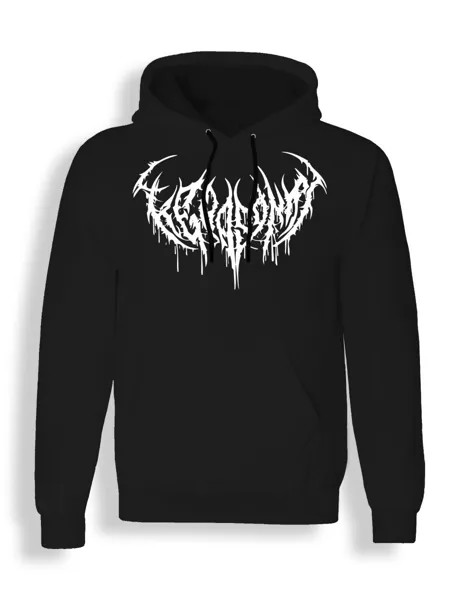 Худи унисекс СувенирShop Death metal/Дэт-метал/Рок 9 черное XL