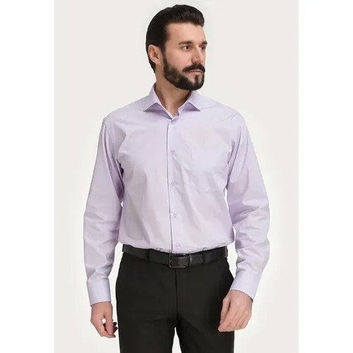 Рубашка GREG, размер 44, фиолетовый