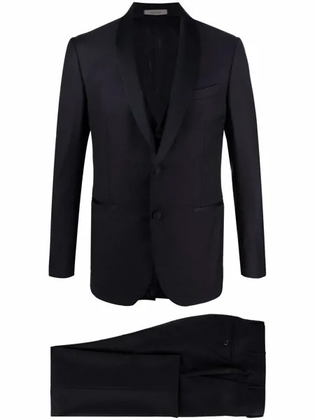 Corneliani костюм-тройка с однобортным пиджаком