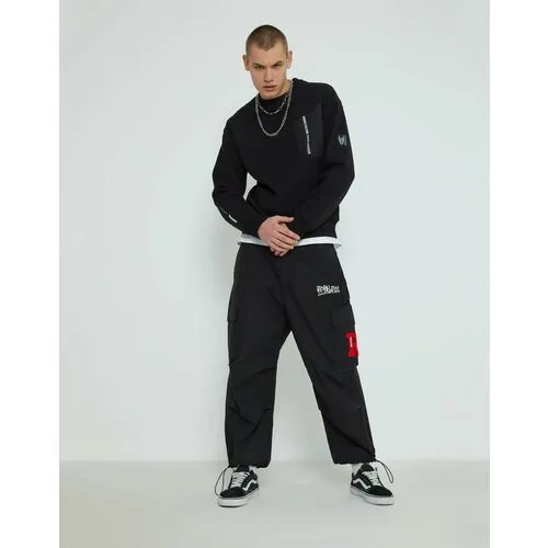 Брюки спортивные Gloria Jeans Ready! Steady! Go!, размер 15-17л/170-182, черный