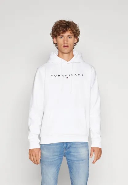 Толстовка Linear Logo Hoodie Tommy Jeans, белый