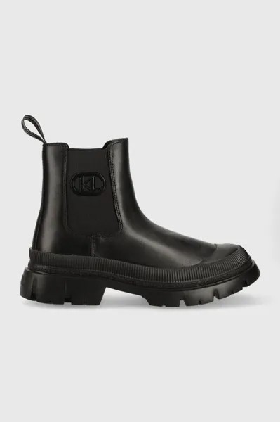 Кожаные ботинки челси TREKKA MENS Karl Lagerfeld, черный
