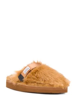 Suicoke слиперы с искусственным мехом