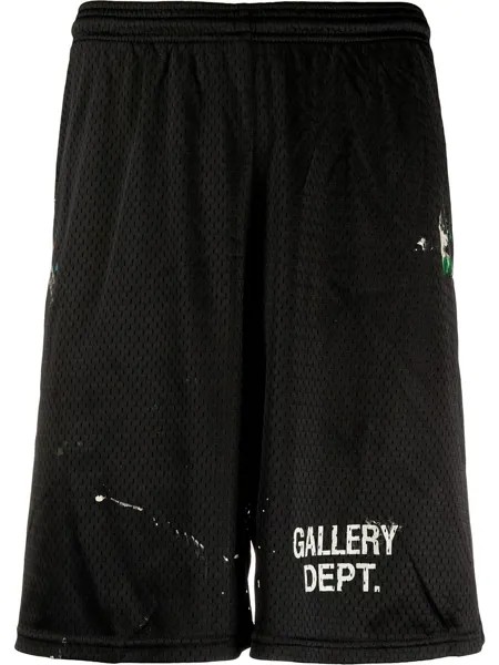 GALLERY DEPT. спортивные шорты с эффектом разбрызганной краски