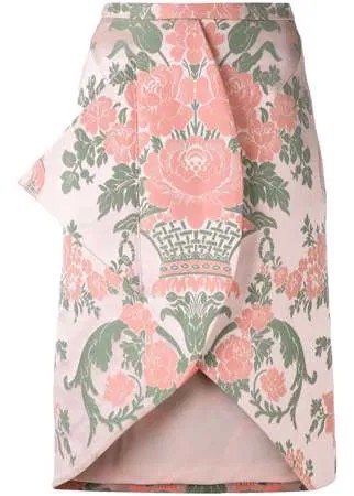 Christopher Kane юбка с жаккардовым рисунком