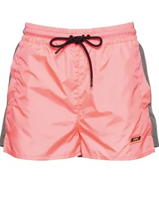Шорты MSGM 3045MDB02 xs неон розовый+черный