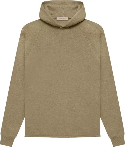 Худи Fear of God Essentials Knit Hoodie 'Oak', зеленый