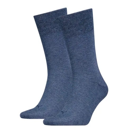 Носки PUMA, комплект, 2 пары, размер 47/49, синий