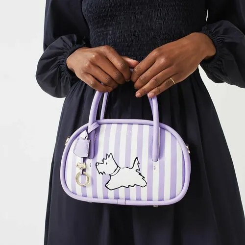 Сумка Radley, фактура зернистая, тиснение, мультиколор