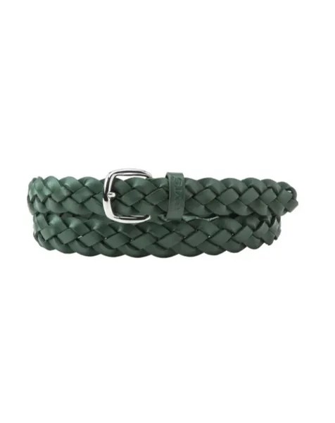 Ремень женский Levis Women Perfect Braid Belt зеленый, 85 см