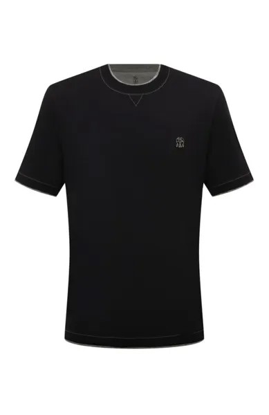 Хлопковая футболка Brunello Cucinelli