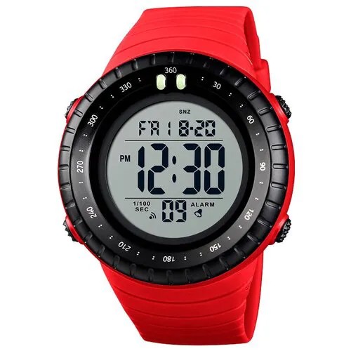 Наручные часы SKMEI SKMEI Мужские часы SKMEI 1420 Red кварцевые, будильник, секундомер, таймер обратного отсчета, красный