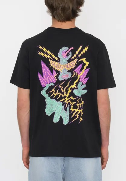 Футболка с принтом TETSUNORI Volcom, цвет black