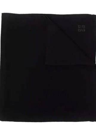 Givenchy шерстяной шарф с вышитым логотипом