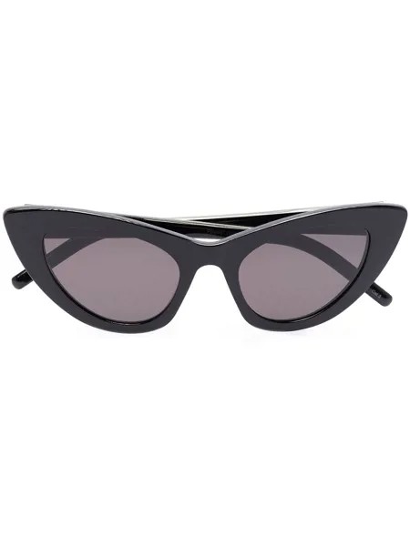 Saint Laurent Eyewear солнцезащитные очки New Wave SL Lily в оправе 'кошачий глаз'