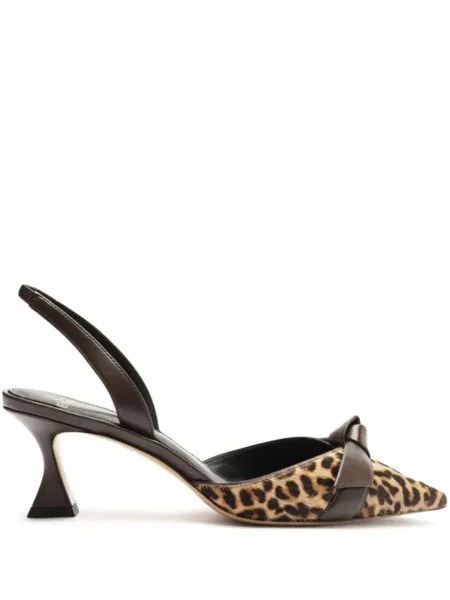 Alexandre Birman туфли Clarita Bell 60 с ремешком на пятке, нейтральный цвет