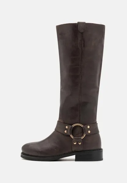 Техасские/байкерские ботинки New Tough Bronx, цвет dark brown