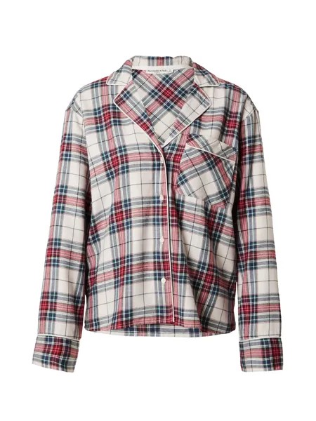 Пижамная рубашка Abercrombie & Fitch, смешанные цвета