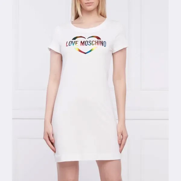Платье Love Moschino, белый