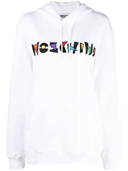 Moschino худи с вышитым логотипом