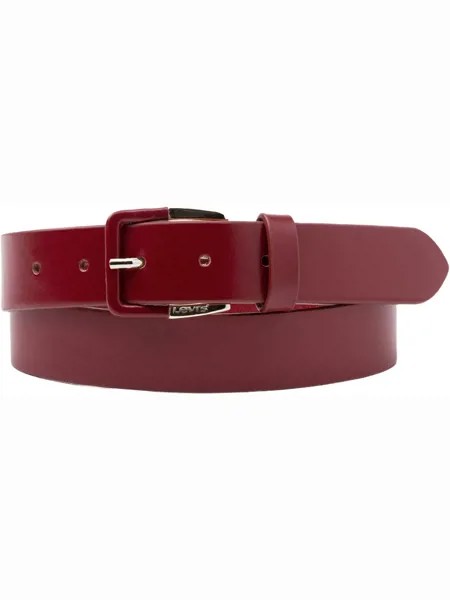 Ремень женский Levi's Women Playful Layered Belt бордовый, 85 см