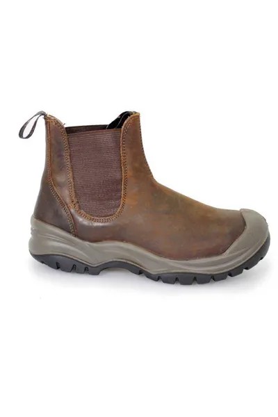 Защитные ботинки из восковой кожи Grisport, коричневый