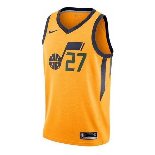 Майка Nike x NBA Utah Jazz 20-21 Jerseys 'Rudy Gobert 27', желтый