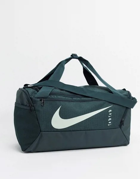 Зеленая сумка Nike Training Brasilia-Черный