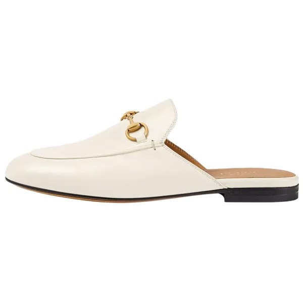 Тапочки женские Gucci Princetown, белый