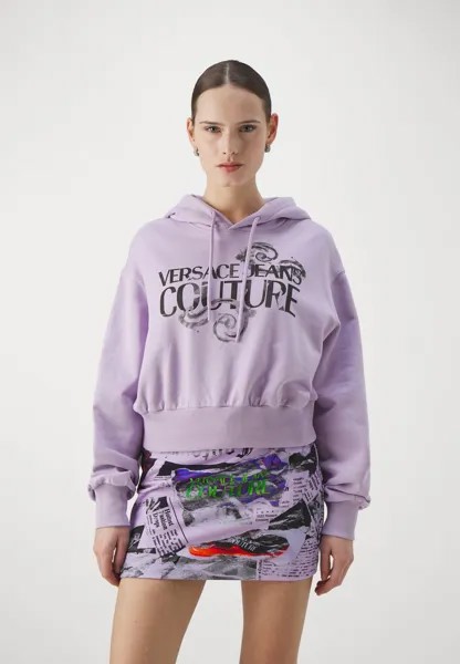 Толстовка LOGO WATERCOLOR Versace Jeans Couture, сирень