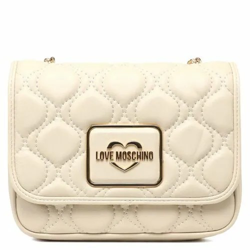 Сумка кросс-боди LOVE MOSCHINO, молочно-бежевый