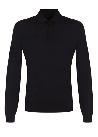 Шерстяное поло с длинными рукавами Zegna Couture