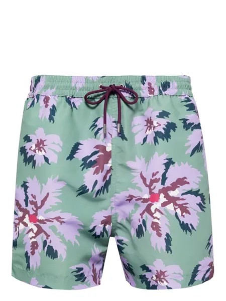 Paul Smith плавки-шорты с принтом Palmera, зеленый