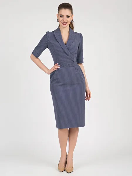 Платье женское Olivegrey Pl000780V(domnika) синее 50 RU