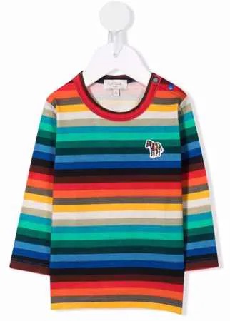 Paul Smith Junior футболка в полоску с длинными рукавами