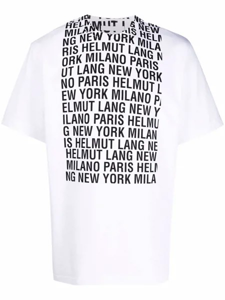 Helmut Lang футболка с логотипом