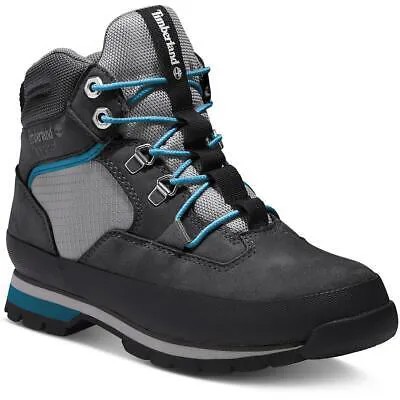 Женские кроссовки Timberland Euro Hiker, черные кожаные походные туфли 8, средние (B,M) BHFO 5452