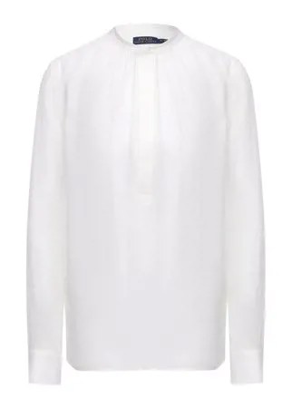 Блузка из шелка и вискозы Polo Ralph Lauren