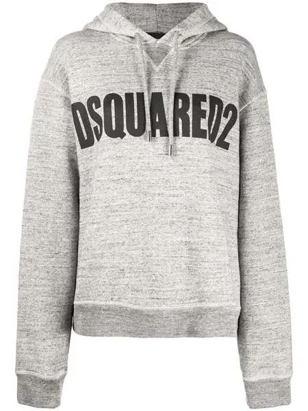 Dsquared2 худи свободного кроя с логотипом