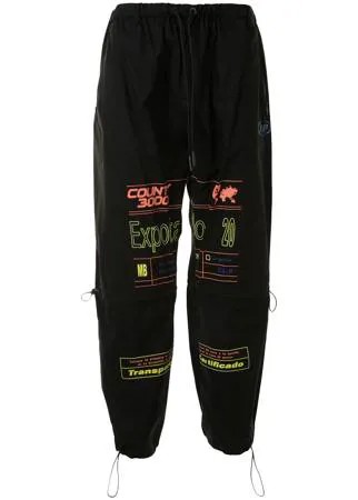 Marcelo Burlon County of Milan спортивные брюки Exportado