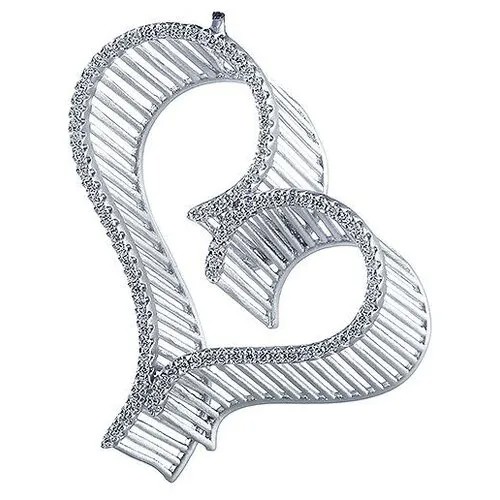 Подвеска с фианитами из серебра DM2451M-PD-001-WG JV