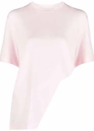 Givenchy футболка с асимметричным подолом