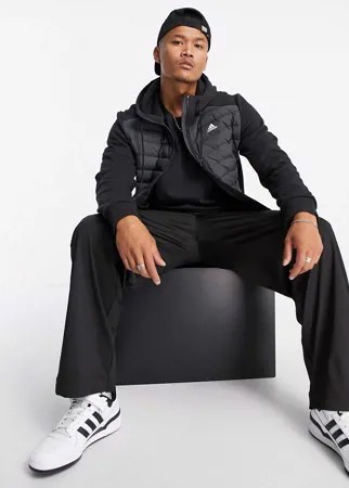 Черная гибридная куртка adidas Outdoor Varilite-Черный цвет