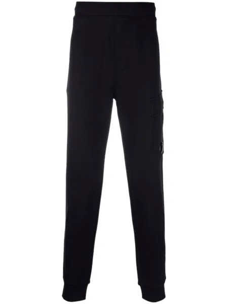 C.P. Company зауженные спортивные брюки, синий