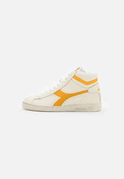 Высокие туфли Diadora GAME HIGH WAXED POP UNISEX, цвет whith/yellow