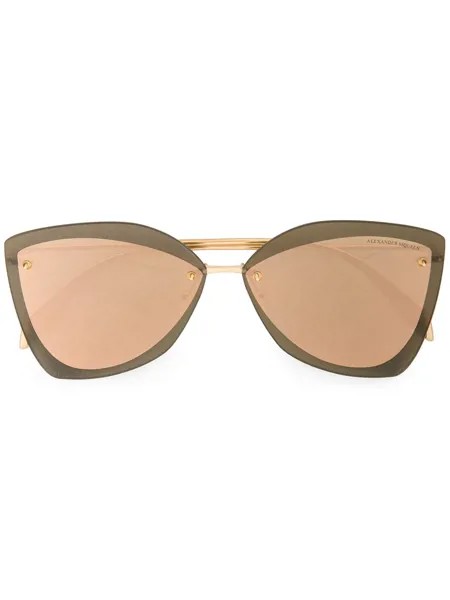 Alexander McQueen Eyewear солнцезащитные очки в стиле оверсайз