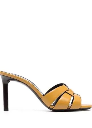 Saint Laurent мюли Tribute на каблуке