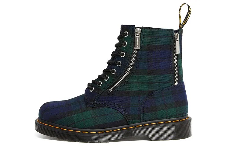1460 Ботинки женские сине-зеленые в сетку Dr.Martens