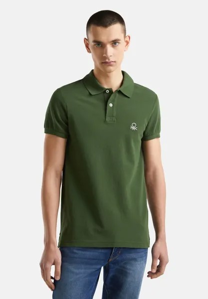 Рубашка-поло United Colors of Benetton, цвет green