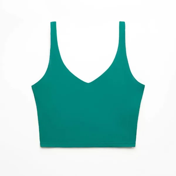 Топ Oysho Comfortlux Strappy, морская волна